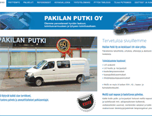 Tablet Screenshot of pakilanputki.fi